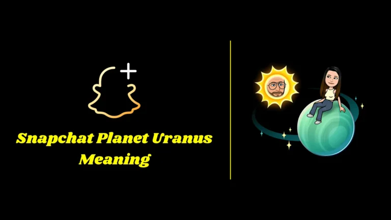 Snapchat Planet Saturn Explained